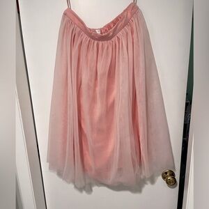 Gorgeous tulle pink skirt, handmade in Ukraine, size XL